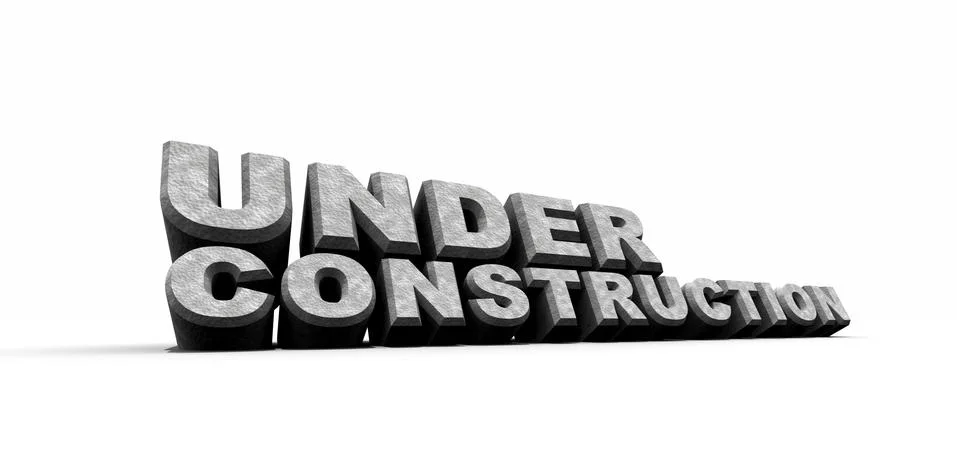 Under construction Illustrazione stock
