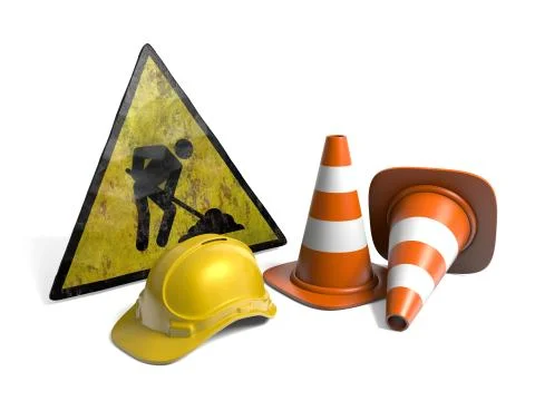 Under construction Stock Illustration