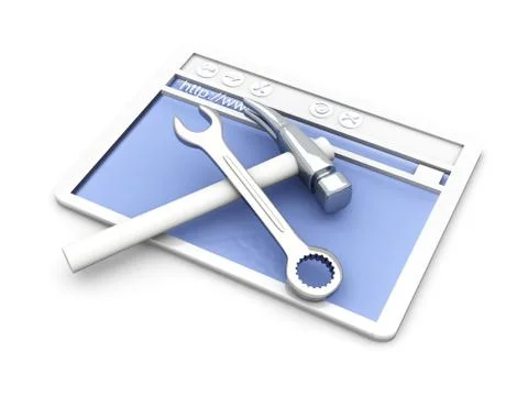 Under construction. Stock-Illustration