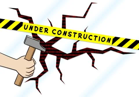 Under construction Stock Illustration