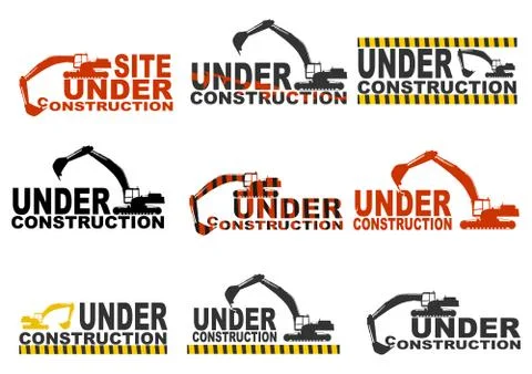 Under construction Stock Illustration