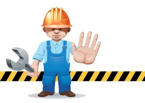 Under construction Stock-Illustration