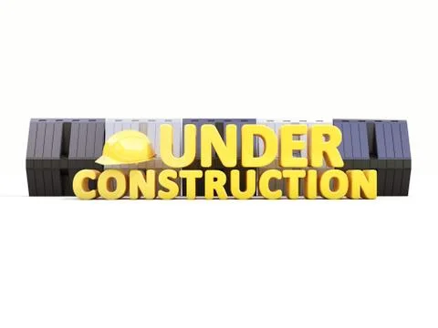 Under construction Illustrazione stock