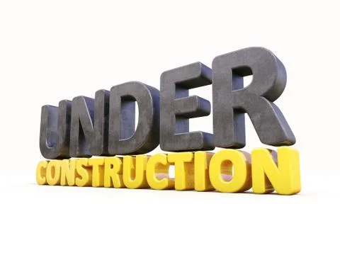 Under construction Illustrazione stock