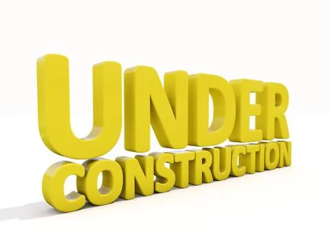 Under construction Stockillustratie