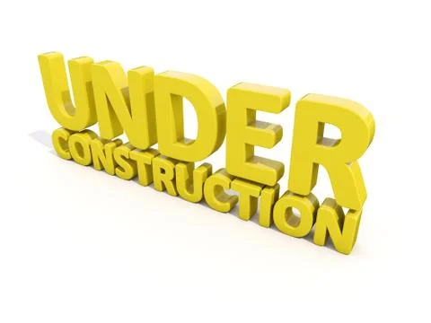 Under construction Illustrazione stock