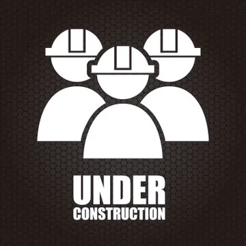 Under construction Illustrazione stock