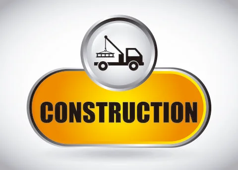 Under construction Stock Illustration