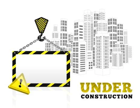 Under construction Stock Illustration