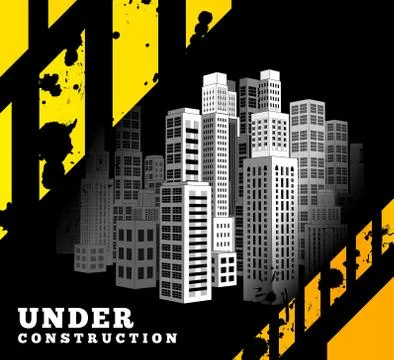 Under construction Stock Illustration
