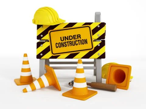 Under construction Stock Illustration