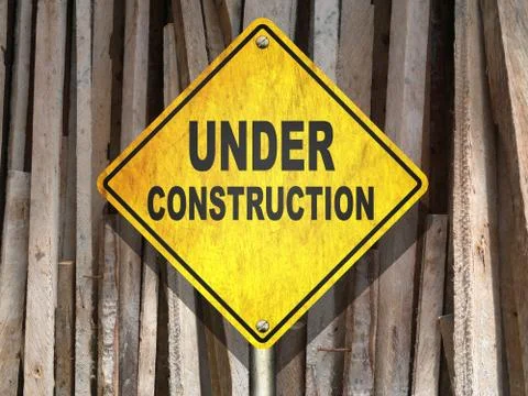 Under Construction Stock Illustration