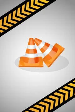 Under construction Illustrazione stock