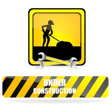 Under construction Stock Illustration