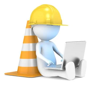 Under Construction. Illustrazione stock