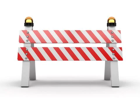 Under construction illustration. 3D Illustrazione stock