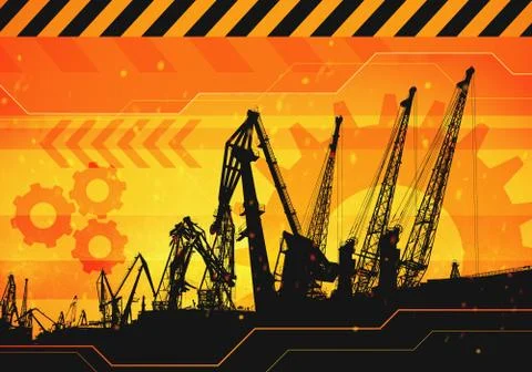 Under construction illustration Stock Illustration