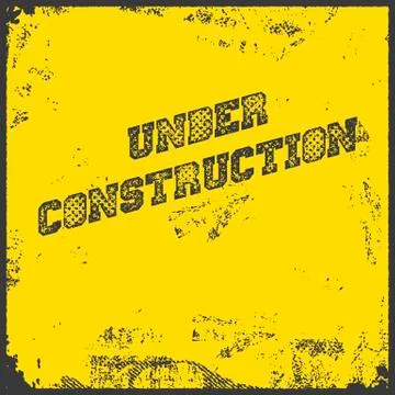 Under Construction Industrial Background Stock Illustration
