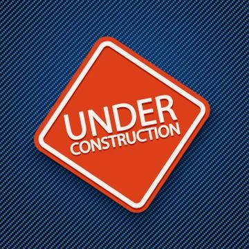 Under construction of jeans Stock Illustration