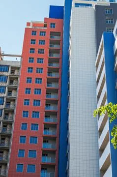 Under construction multistory building Stock Photos