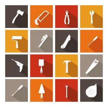 Under construction over white background vector illustration 库存插图