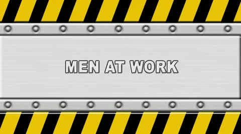 Under construction panel background Stock Footage 10890511