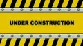 Under construction panel background HD Footage