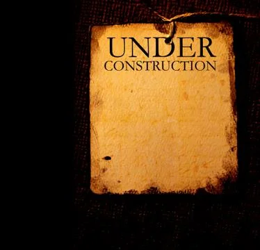 Under construction Foto stock