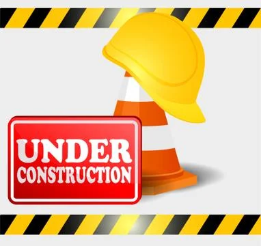 Under construction progress Stock Illustration