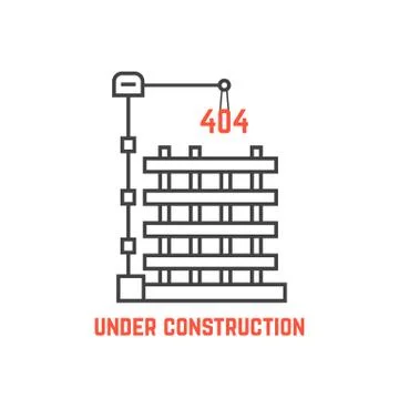 Under construction like server error 스톡 일러스트