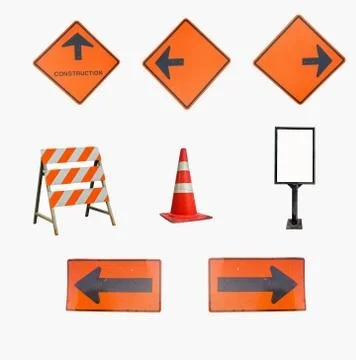 Under construction sign  Stock Photos