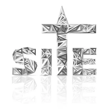 Under construction site Illustrazione stock