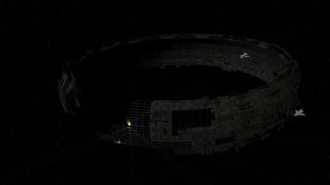 Under Construction Station Stock Footage 143663055