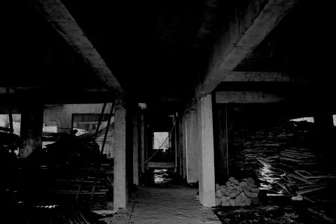 An under construction structure Stock Photos