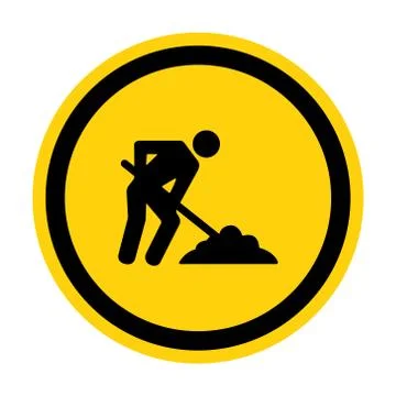 Under Construction Symbol Sign Isolate On White Background,Vector Illustratio Stock Illustration