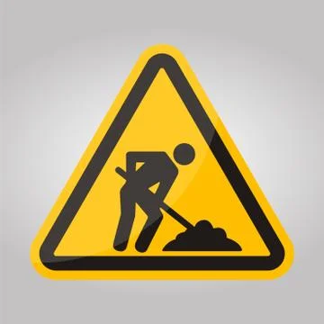 Under Construction Symbol Sign Isolate On White Background,Vector Illustratio Stock Illustration