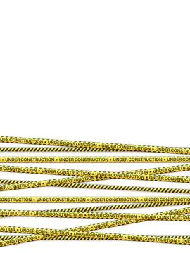 Under construction tape Stock Illustration