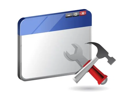 Under construction tools Stock-Illustration