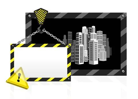Under construction Under construction. Vector illustration on white backgr... Stock Photos