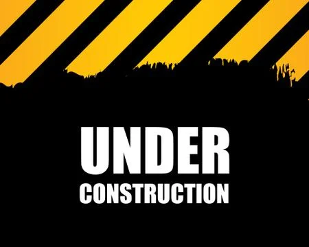 Under construction - vector background Stock Illustration