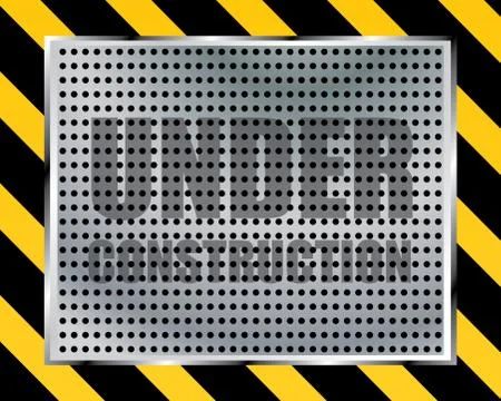 Under construction vector Stock Illustration