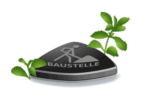 Under construction vector shield site warning sign Stock Illustration