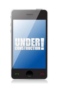 Under construction web design seo concept illustration Stock Illustration