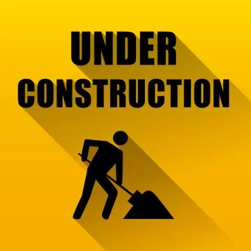 Under construction website background Stock Illustration