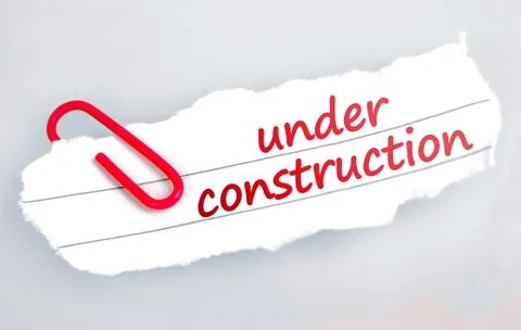 Under construction word Photos