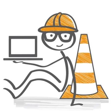 Under constuction Stock Illustration