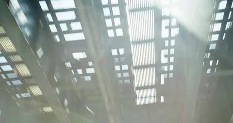 Under elevated subway train tracks New York City Stock Footage 129711116