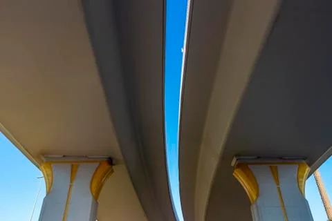 Under the flyover Stock Photos