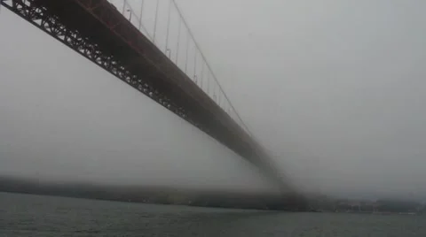 Under the Golden gate Bridge HD Stock Footage 7753860