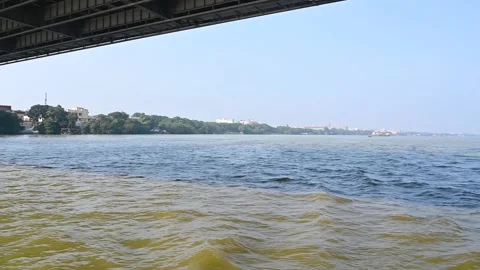 Under howrah bridge Stock Footage 133298849